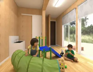 丹波山村村営保育所増築PJ　保育室としての使用イメージ